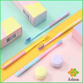 Arleen แปรงสีฟัน สีพาสเทล สไตล์ญี่ปุ่น สวย น่ารัก น่าใช้  พร้อมส่ง ราคาต่อ ชิ้น  Ice cream toothbrush