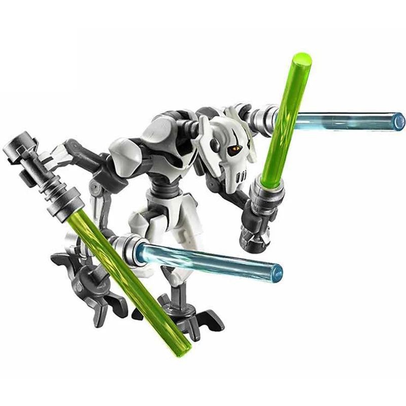 star-warsทั่วไปหุ่นยนต์grievous-lightsaber-battle-droidชุดบล็อกอาคารenligthen-action-figureของเล่นเด็ก