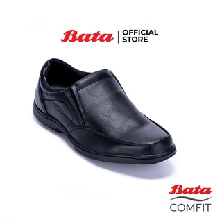 สินค้า Bata Comfit บาจา คอมฟิต รองเท้าทำงาน รองเท้าหนังPU รองเท้าทำงานสุภาพบุรุษ สำหรับผู้ชาย รุ่น Berlin สีดำ 8516611