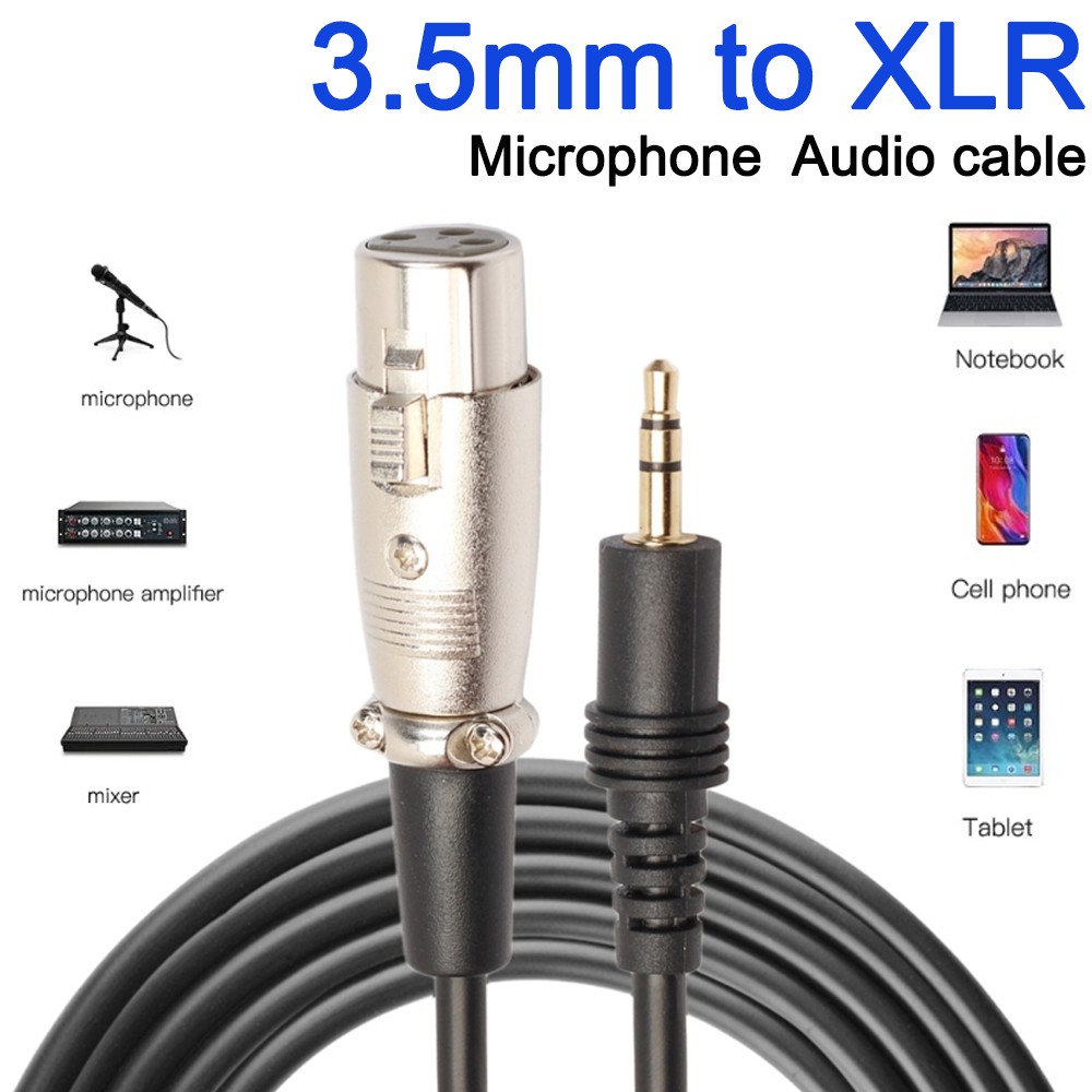 สายไมโครโฟน-0-3-1-5-3-5m-3-5mm-male-to-xlr-female-microphone-audio-cord-cable-for-microphone-speakers-sound-consoles