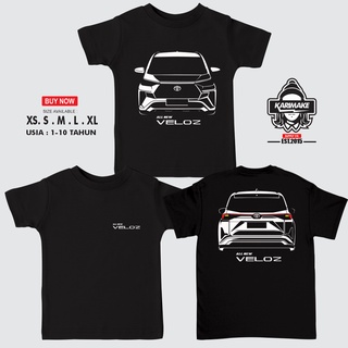 เสื้อยืด ลาย Karimake TOYOTA ALL NEW VELOZ 2022 สําหรับเด็กS-5XL