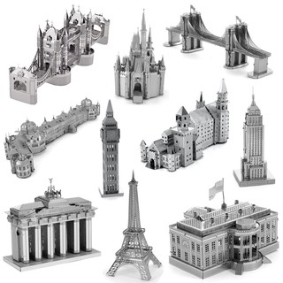 สินค้า 3D METAL MODEL KIT โมเดล3D ARCHITECTURE 3D โมเดล สิ่งก่อสร้างและประติมากรรม 3d metal model puzzle 2