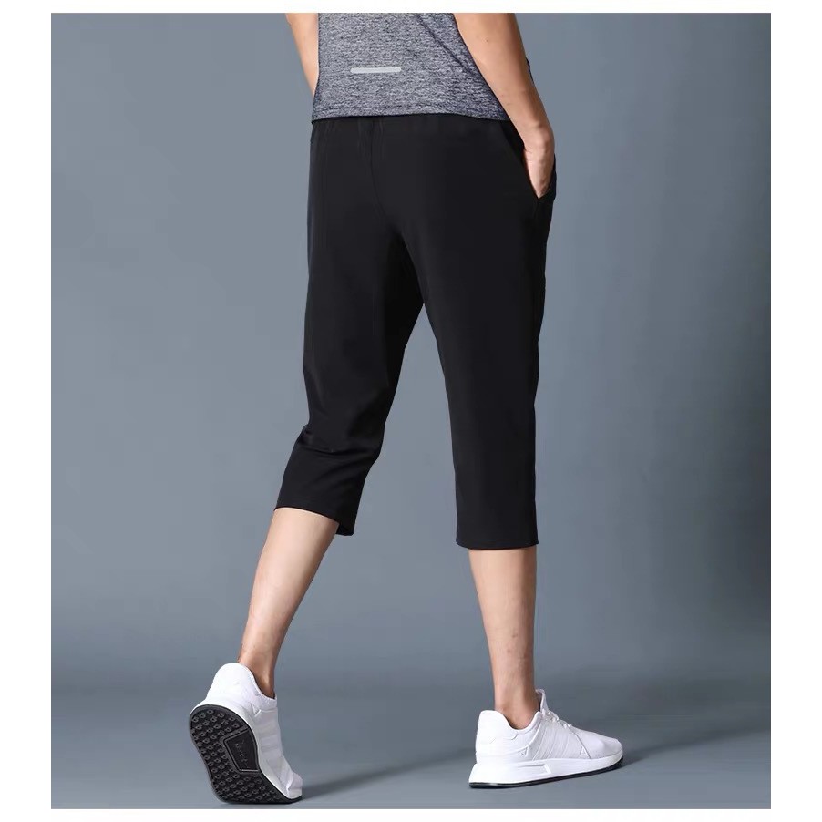 ภาพสินค้ากางเกงขาสั้นชายหญิง แบบ7ส่วน กางเกงออกกําลังกาย กางเกงวิ่ง กางเกงลำลอง จากร้าน 77fashion. บน Shopee ภาพที่ 3