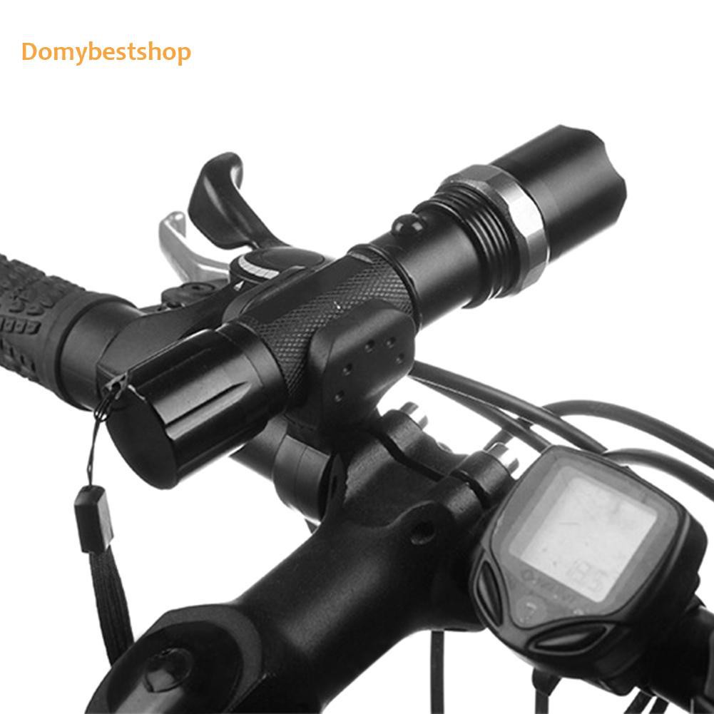 ฅdbฅbicycle-light-lamp-stand-holder-rotation-grip-led-flashlight-torch-clamp
