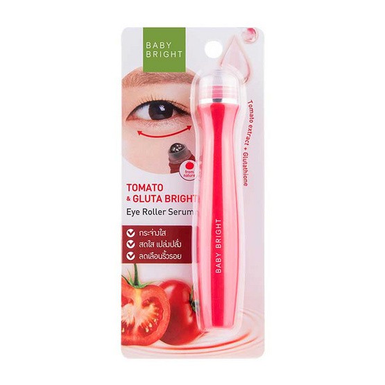 baby-bright-tomato-amp-gluta-bright-eye-roller-serum-15-ml-เบบี้ไบร์ท-โทเมโท-ลูกกลิ้งใต้ตา-บำรุงผิวรอบดวงตา-4595