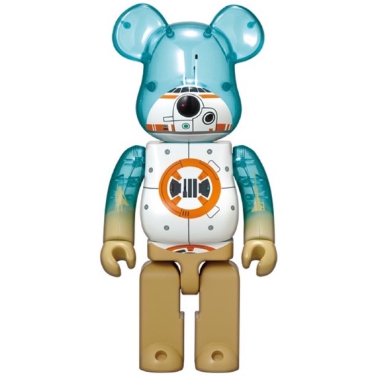 ของแท้-berbrick-400-happy-kuji-x-star-wars-bb-8-bearbrick