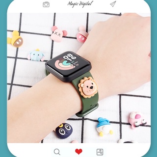 สายนาฬิกาข้อมือซิลิโคนลายการ์ตูนน่ารักสําหรับ Xiaomi Mi Watch Lite Sports Watchband