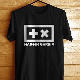 ราคาต่ำสุด!!เสื้อยืด พิมพ์ลาย Martin Garrix 2 (EDM DJ RAVE DWP) สีดํ S-5XL