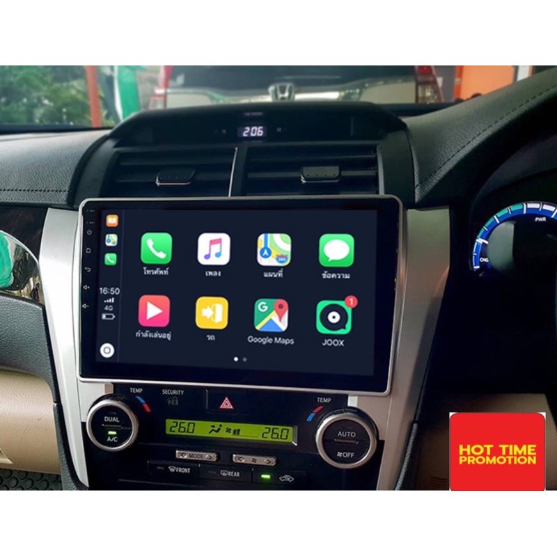 จอปอนดรอยด์-จอติดรถยนต์-ตรงรุ่น-toyota-camry-2012-2014-new-android-version-ram-2gb-rom-32gb-จอกระจก-ips-ขนาด-10-นิ้ว
