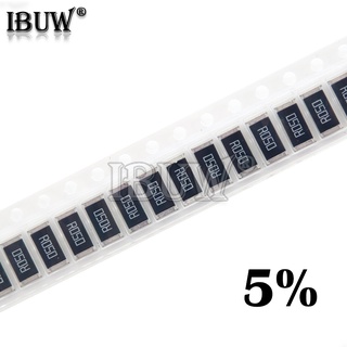 ชิป SMD 2512 5% 1W 0.1R 0.01R 0.05R 0.001R 0.33R 1R 0R 10R 100R 2W 0.001 0.01 0.1 0.33 0.05 1 0 10 100 โอห์ม 50 ชิ้น