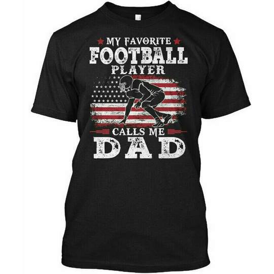 เสื้อยืดคอกลม-แบบนิ่ม-ระบายอากาศได้ดี-พิมพ์ลาย-my-favorite-football-player-calls-me-dad-สไตล์วินเทจ-สําหรับผู้ชายสามารถป