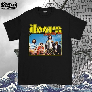 เสื้อเชิ้ต พิมพ์ลายวง The Doors Band สําหรับผู้ชายS-5XL