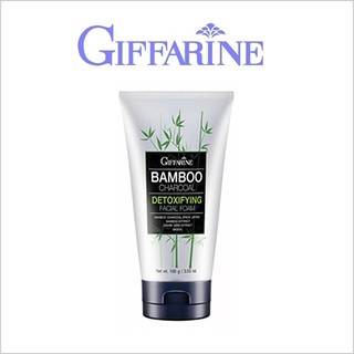 กิฟฟารีน โฟมล้างหน้า แบมบูชาร์โคล เฟเชียลโฟม 100 กรัม giffarine Bamboo Charcoal Facial Foam 100 g.