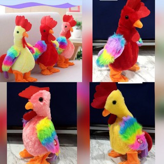 ไก่แด๊นเต้นได้สายโยก มี 2 mode = ดึงคอร้อง/กดปีกละเต้นแด้น

มีสี แดง-ชมพู-เหลือง

ขนาด จาดขาถึงหัว 33 cm 
จากขาซ้