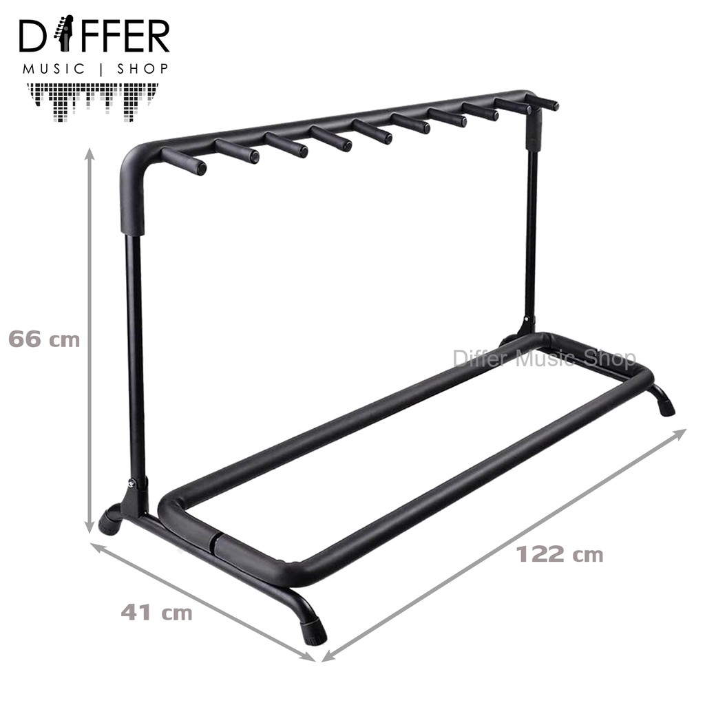 ขาตั้งกีตาร์-แบบเรียงแถว-วางได้-9-ตัว-วางได้ทั้ง-กีตาร์โปร่ง-ไฟฟ้า-เบส
