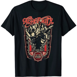 เสื้อยืดโอเวอร์ไซส์เสื้อยืด พิมพ์ลาย Aerosmith AliveS-3XL