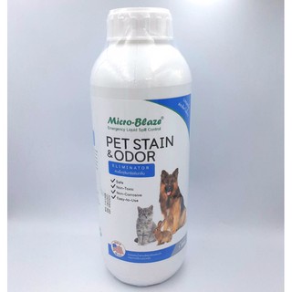 Micro-Blaze PET STAIN&ODOR ELIMINATOR หัวเชื้อจุจินทรีย์ดับกลิ่นเข้มข้น 1000 มล.