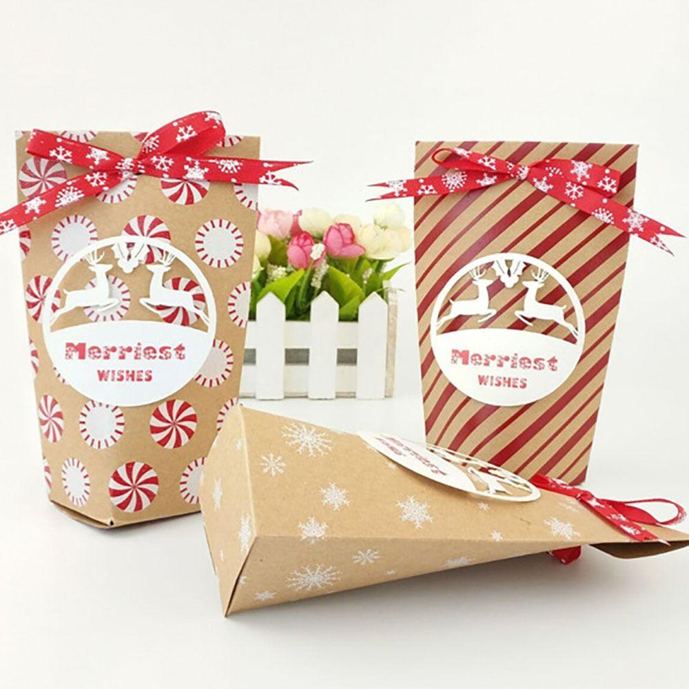 cherry3-ถุงกระดาษใส่ขนม-ลายเกล็ดหิมะ-ของขวัญคริสต์มาส-สําหรับเด็ก-24-ชิ้น