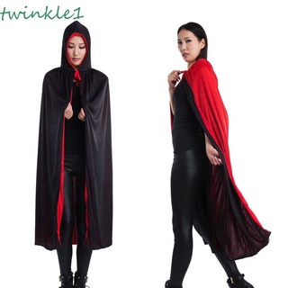 ภาพหน้าปกสินค้าLoose Hooded Cape Party Wizard Robe Halloween Cloak Single Layer Witch Clothes Scary Costumes   Children Cosplay Cloak Performance Costumes/Multicolor ซึ่งคุณอาจชอบสินค้านี้