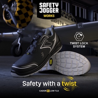 สินค้า รองเท้าเซฟตี้ รองเท้านิรภัย Safety Jogger รุ่น Cador S3 Low TLS สีดำ