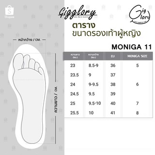 ภาพขนาดย่อของภาพหน้าปกสินค้ารองเท้าแตะ Moniga 11 (Moniga by Monobo) จากร้าน gigglory บน Shopee
