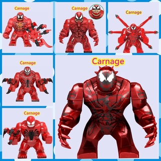 บล็อกตัวต่อเลโก้ Marvel Venom Carnage ขนาดเล็ก ของเล่นสําหรับเด็ก