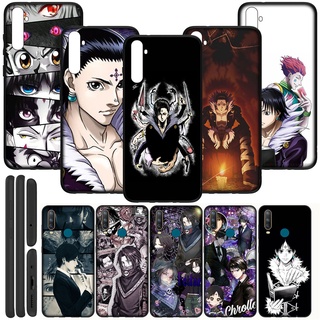 เคสโทรศัพท์มือถือ ซิลิโคนนิ่ม ลาย C2-TH14 Chrollo Lucilfer Stories Reader HXH Hunter × Hunter สีดํา สําหรับ iPhone XS Max X 6 6S Plus 6+ 6S+ 6Plus