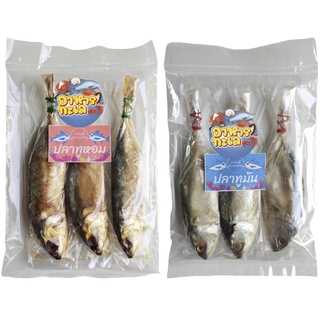 ภาพหน้าปกสินค้าปลาทูหอม ปลาทูมัน(เค็ม) สดใหม่!! เก็บได้นานทานอร่อย บรรจุถุงเพื่อลูกค้าเก็บสะดวก ที่เกี่ยวข้อง