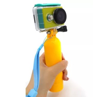 ภาพหน้าปกสินค้าทุ่นลอยน้ำ สำหรับกล้อง SJCAM / Xiaomi Yi (สีเหลือง)
