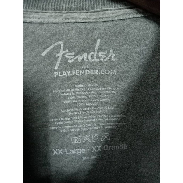 เสื้อยืด-มือสอง-fender-วินเทจๆ-สวยๆ-xxl-อก-48