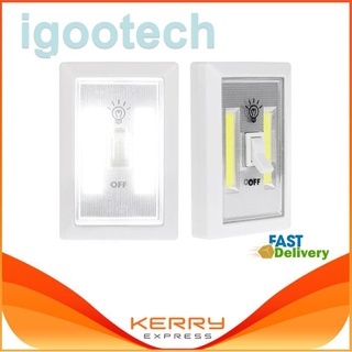 igootech ไฟติดผนัง พร้อมสวิตเปิด/ปิด ไม่ต้องเดินสาย ติดทางเดิน ตู้เสื้อผ้า ฯ 200 Lumens LED Wireless Light Switch