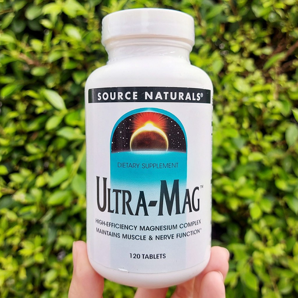แมกนีเซียม Ultra-Mag 120 Tablets (Source Naturals®) | Shopee Thailand