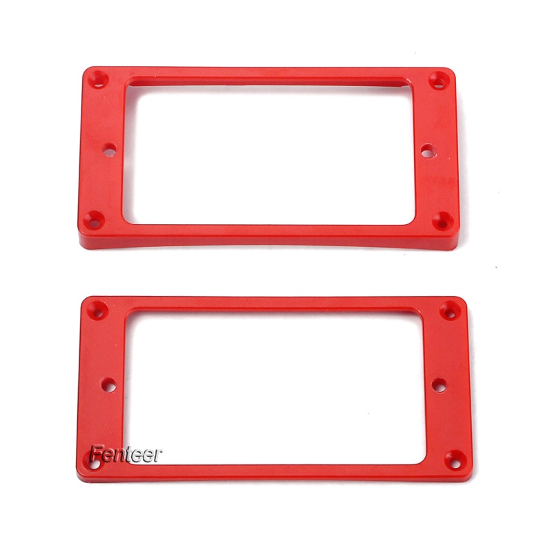 fenteer-2pcs-red-guitar-pickup-mounting-ring-surround-frame-for-lp-les-paul-guitars