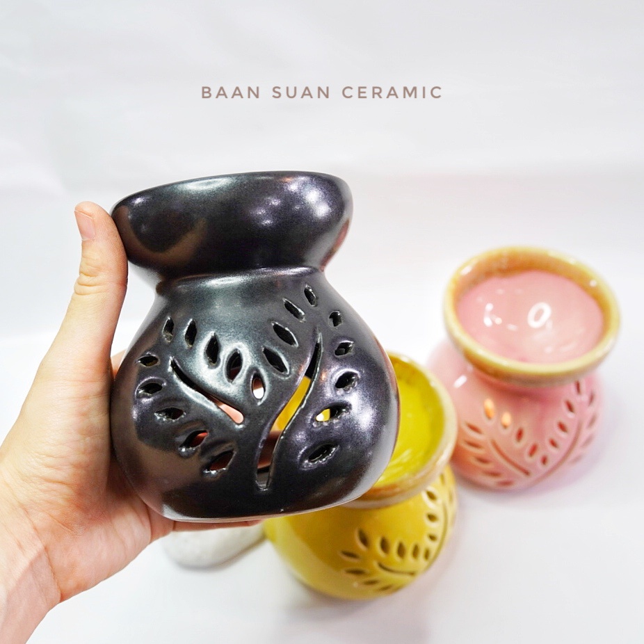 baansuan-ceramic-เตาน้ำมันหอมระเหย-วัสดุเซรามิก-ขนาด-9-5x12-cm