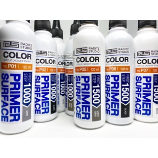 RADITZ STUDIO PRIMER SURFACE 120ml สีรองพื้น gundam gunpla โมเดล กันดั้ม กันพลา หุ่น รถ ทหาร สี