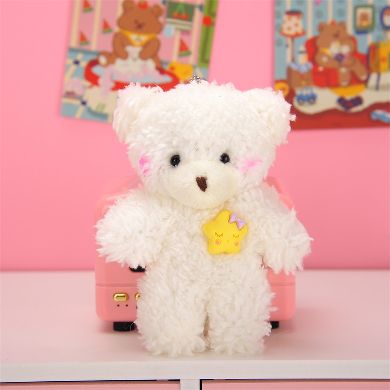 taidu-เครื่องประดับตุ๊กตาหมีบลัชน่ารัก-พวงกุญแจตุ๊กตาการ์ตูน-จี้ห้อยกระเป๋าตุ๊กตาอินเทรน