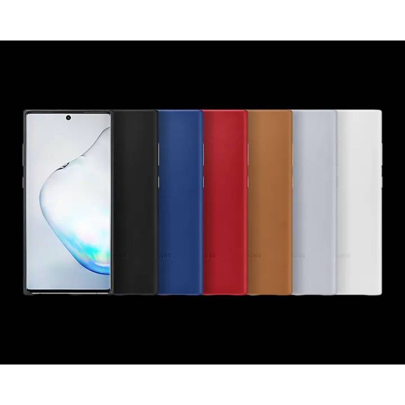 เคสหนังแท้ Samsung Galaxy Note 10 ธรรมดา Leather cover | Shopee Thailand