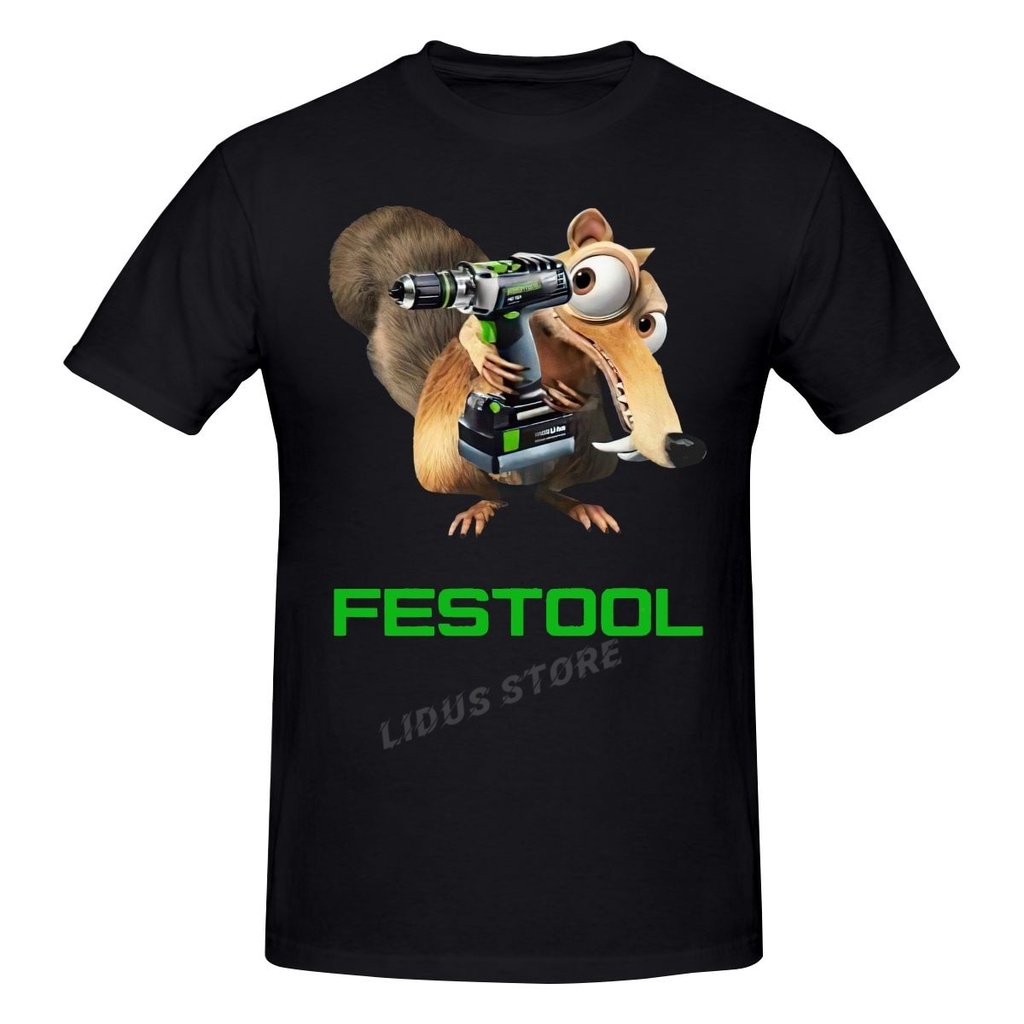 เสื้อยืดแขนสั้น-พิมพ์ลายกราฟฟิค-makita-festool-สําหรับผู้ชาย