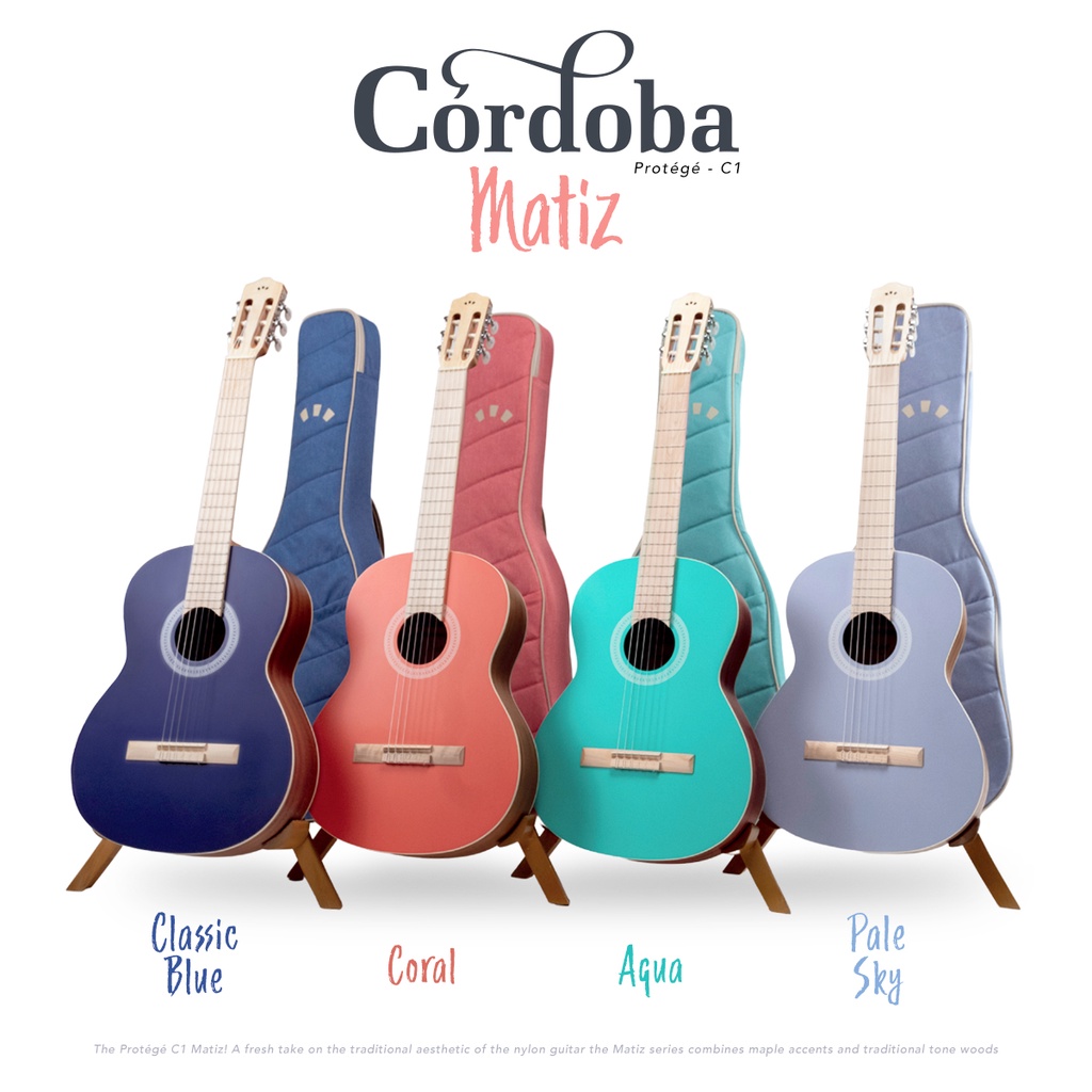 cordoba-prot-g-c1-matiz-series-กีตาร์คลาสสิครุ่นเริ่มต้น-4-สี-พร้อมกระเป๋า