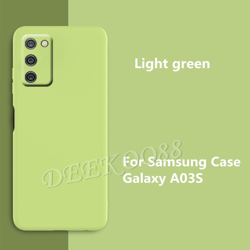 2021-new-เคสโทรศัพท์-samsung-galaxy-a03s-a22-a32-a52-a72-4g-5g-casing-skin-feel-tpu-soft-case-simple-color-tpu-silicone-phone-cover-samsunga03s-เคส