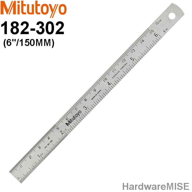 Mitutoyo 182-302 Steel Rule Semi Flex Rules 6
