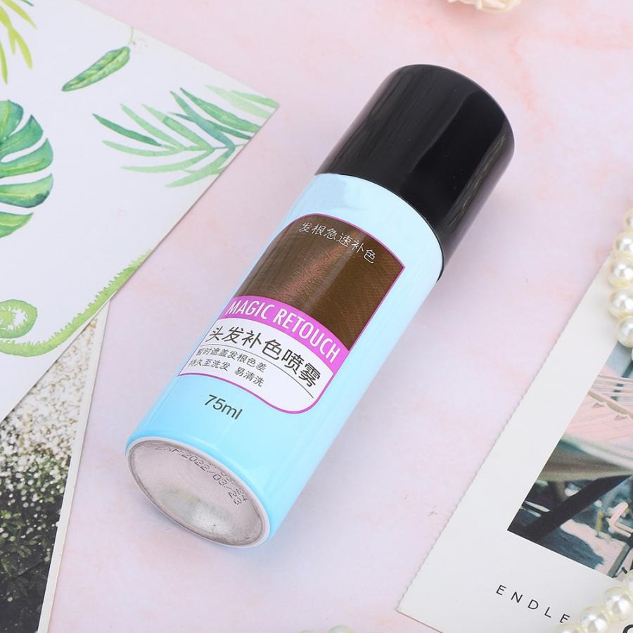 สเปรย์ Kingyes สเปรย์เปลี่ยนสีผม สเปรย์ฉีดผมขาว สเปรย์ฉีดผมดํา 75ML