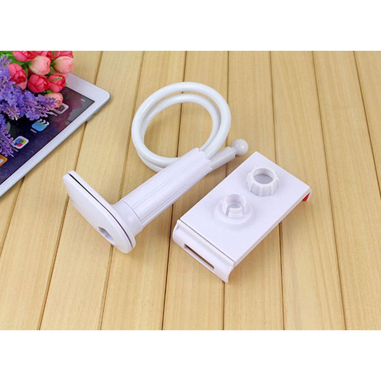 ที่ยึดโทรศัพท์-mobile-holder-ยึดกับโต๊ะ-สีขาว-ส่ง-เร็ว-ส่งจากไทย