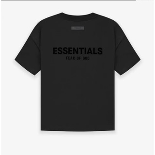 เสื้อยืดแขนสั้นลําลอง ผ้าฝ้าย พิมพ์ลาย FOG Double Line ESSENTIALS โอเวอร์ไซซ์ สไตล์สตรีท