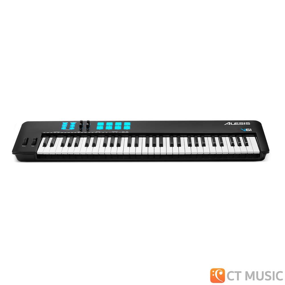 จัดส่งทุกวัน-alesis-v61-mkii-61-key-usb-midi-keyboard-controller-คีย์บอร์ดใบ้-midi-keyboard-controller