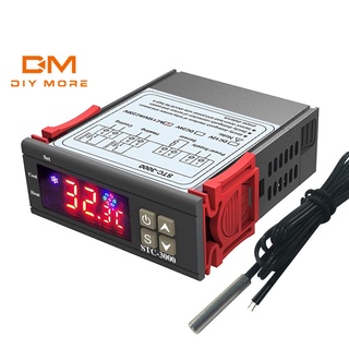 DIYMORE Digital STC-3000 DC 24V ตัวควบคุมอุณหภูมิเทอร์โมเซนเซอร์พร้อมโพรบ