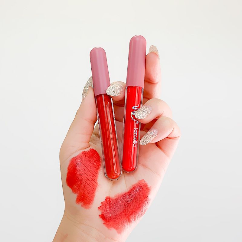 ลิปเคลือบลิปสติก-สีสวย-ติดทน-ลิปสติกแท้แบรนด์-6-สีlong-lasting-beautiful-lipstick