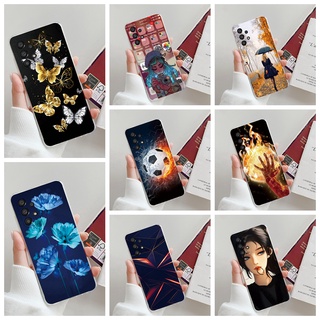 เคสโทรศัพท์มือถือ ลายดอกไม้ สําหรับ Samsung Galaxy A53 A73 5G A53 SM-A536B SM-A736B A 53 2022