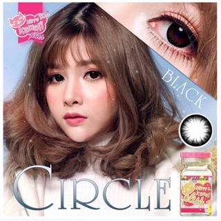 🚦 Circle Black บิ๊กอาย สีดำ คอนแทคเลนส์ Contact Lens  บิ๊กอาย ลายขายดี ตาโต ดวงตาดูกลมสวย ธรรมชาติ ค่าสายตา สายตาสั้น