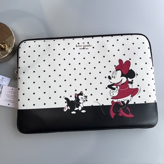 🎀 (สด-ผ่อน) กระเป๋าใส่ lap top 15 นิ้ว K4835 Kate Spade Disney X Minnie Mouse Universal Laptop Sleeve